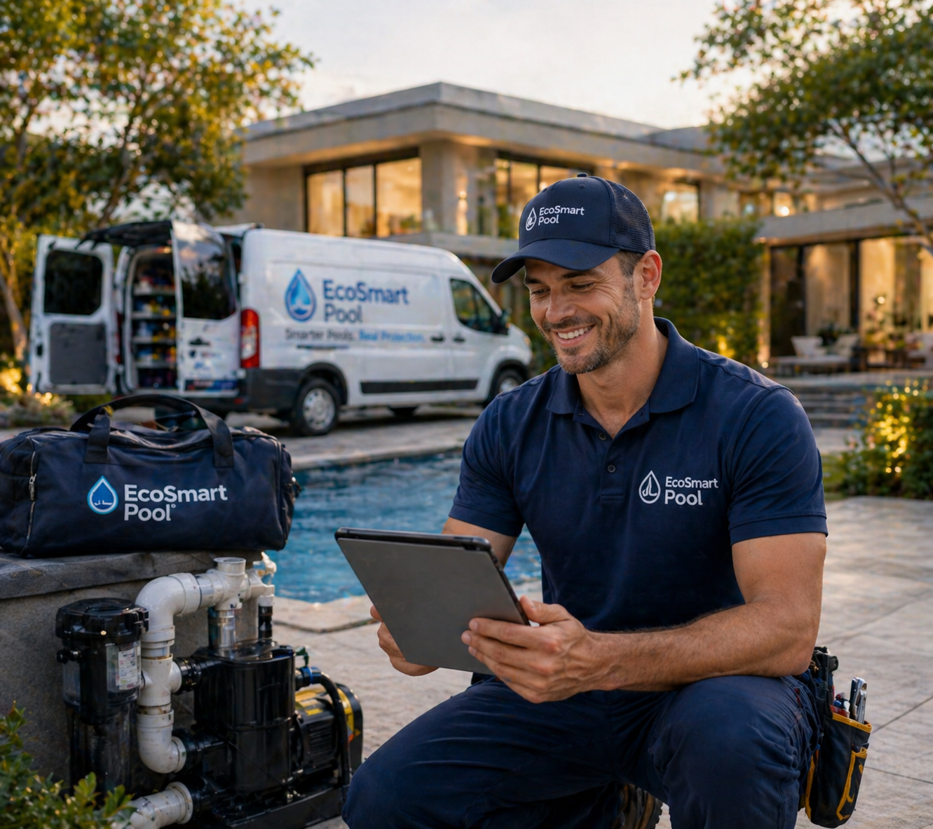 Pool service technician